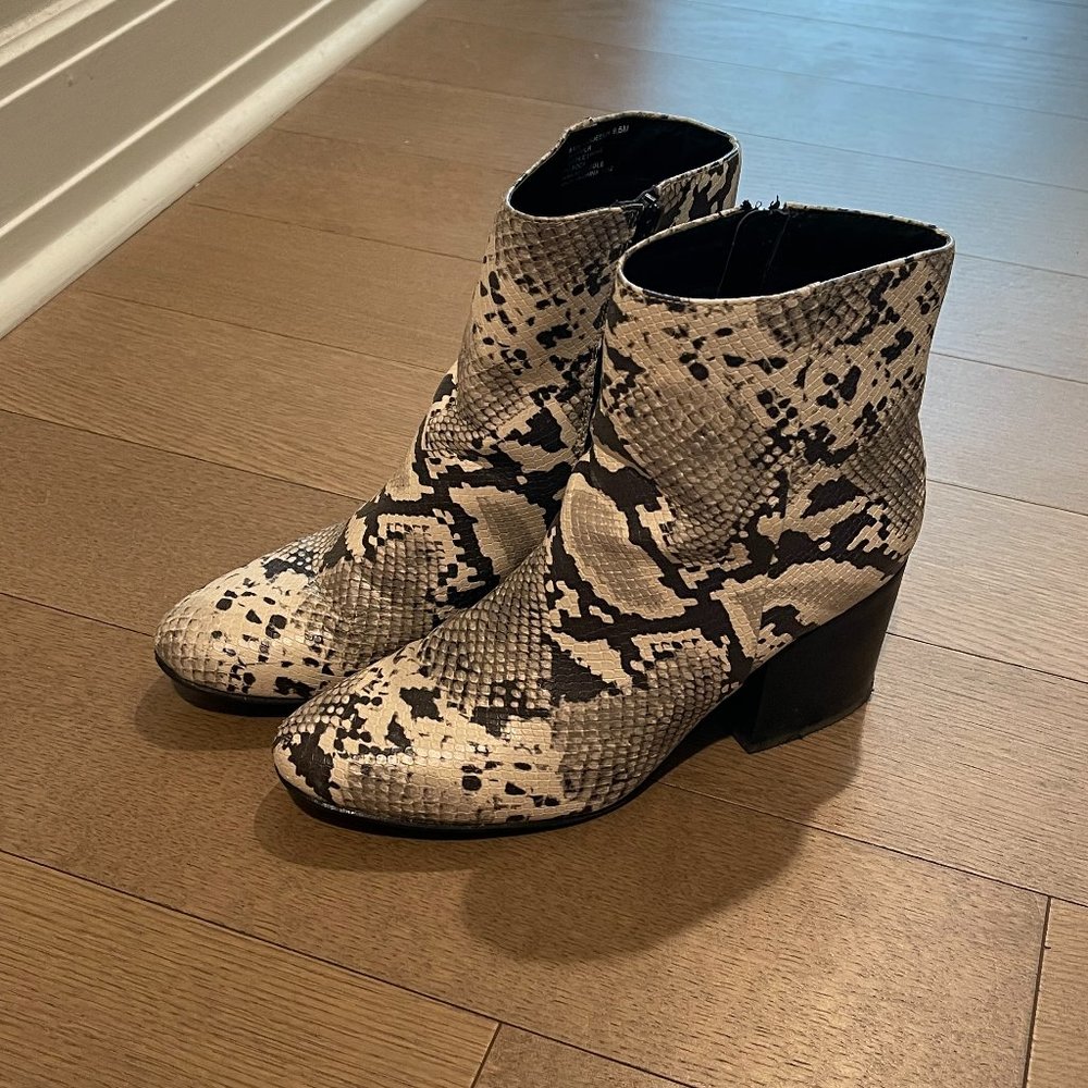 Madden Girl Snakeskin Booties